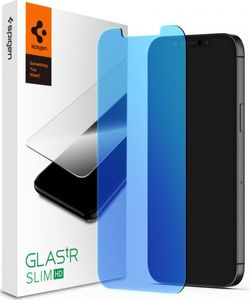 Spigen SZKŁO HARTOWANE SPIGEN GLAS.TR ANTIBLUE IPHONE 12 PRO MAX 1