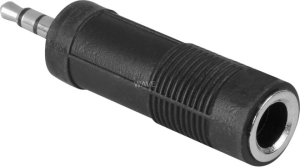 Adapter AV Goobay Jack 3.5mm - Jack 3.5mm czarny (11101) 1