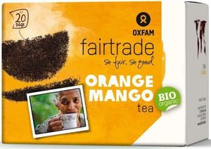 Oxfam Fair Trade Herbata Czarna o Smaku Mango - Pomarańcza Fair Trade Bio (20 x 1,8 g) - Oxfam (5400164135061) - 24402 1