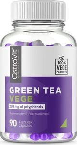 OstroVit Zielona herbata Green Tea 200 mg polifenoli 90 kapsułek vege 53 g OstroVit 1