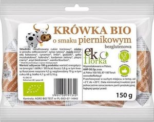 EKOFLORKA KRÓWKI O SMAKU PIERNIKOWYM BEZGLUTENOWE BIO 150 g - EKOFLORKA 1