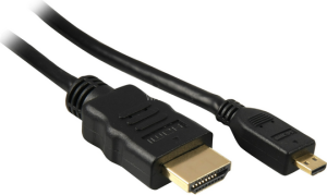 Kabel Goobay HDMI Micro - HDMI 2m czarny (31942) 1