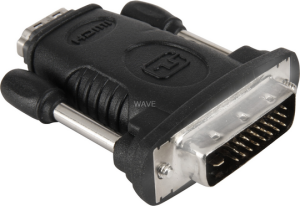 Adapter AV Goobay HDMI - DVI-D czarny (68482) 1