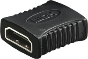 Adapter AV Goobay HDMI - HDMI czarny (68688) 1