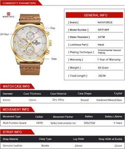 Zegarek Naviforce Męski NF9148 (20954) 6