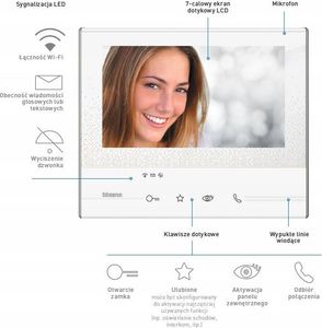 Bticino Zestaw wideodomofonowy Classe 300X z WiFi z czytnikiem linii papilarnych Bticino 905284 Certyfikowany Sklep i Wsparcie Techniczne uniwersalny 2