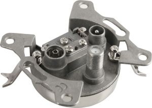 Goobay Gniazdo 3 złącza TV SAT RADIO, 1dB 67046 2