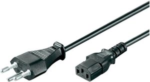 Kabel zasilający Goobay IEC C13 2m Czarny (93617) 1