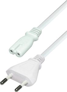 Kabel zasilający Goobay goobay - kabel zasilający euro 2 pin - biały - 3 m - 93987 1