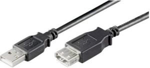 Kabel USB Goobay USB-A - USB-A 5 m Czarny (68905) 1