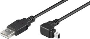 Kabel USB Goobay USB-A - miniUSB 1.8 m Czarny (93971) 1
