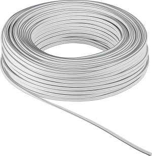 Przewód Goobay kabel do głośników, 10m, 2x 0.75 mm, biały (15112) 1