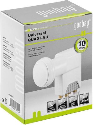 Goobay Konwerter satelitarny Quad Universal LNB 0,1dB 4