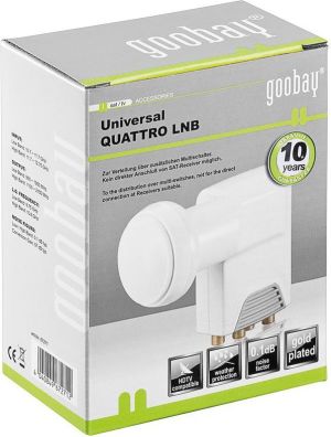 Goobay Konwerter Quattro Universal LNB 0,1dB 3