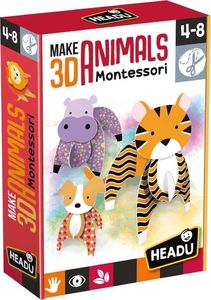 Russell Zestaw kreatywny HEADU Montessori - Stwórz zwierzęta 3D 1