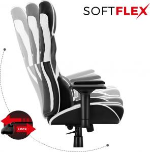 Fotel Huzaro Force 7.5 czarno-biały 5