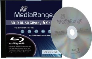 MediaRange BD-R DL 50 GB 6x 1 sztuka (MR506) 1