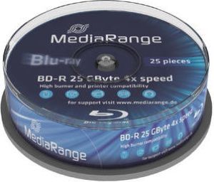 MediaRange BD-R 25 GB 4x 25 sztuk (MR503) 1