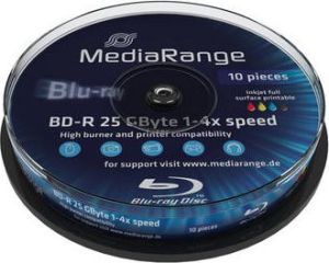MediaRange BD-R 25 GB 4x 10 sztuk (MR496) 1