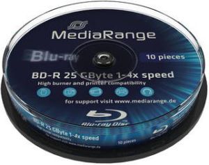 MediaRange BD-R 25 GB 4x 10 sztuk (MR495) 1