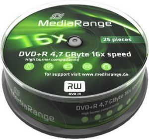 MediaRange DVD-R 4.7 GB 16x 25 sztuk (MR404) 1