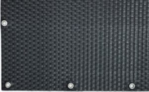 TechnoRattan Osłona Balkonowa oczkowana z TECHNORATTANU na WYMIAR (0,05m2) - Stalowa RD03 3