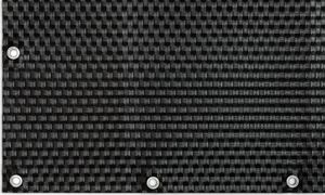 TechnoRattan Osłona Balkonowa oczkowana z TECHNORATTANU na WYMIAR (0,05m2) - Czarna RD04 3