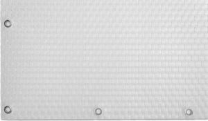 TechnoRattan Osłona Balkonowa oczkowana z TECHNORATTANU na WYMIAR (0,05m2) - Biała RD07 3