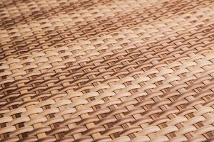 TechnoRattan Osłona Balkonowa oczkowana z TECHNORATTANU na WYMIAR (0,05m2) - Słomkowa RD08 5