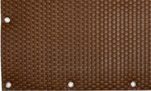 TechnoRattan Osłona Balkonowa oczkowana z TECHNORATTANU na WYMIAR (0,05m2) - Miodowa RD13 3