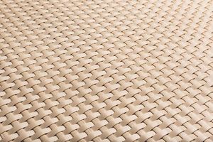 TechnoRattan Osłona Balkonowa z TECHNORATTANU na WYMIAR (0,05m2) - Jasny Krem bez oczek RD18 2