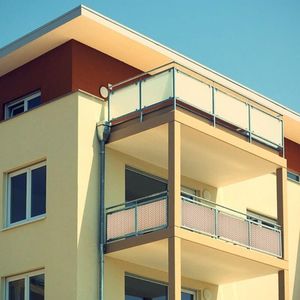 TechnoRattan Osłona Balkonowa oczkowana z TECHNORATTANU na WYMIAR (0,05m2) - Jasny Krem RD18 6