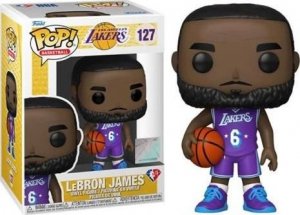 Funko POP! NBA: Lakers - 10 LeBron James (Purple Jersey) 