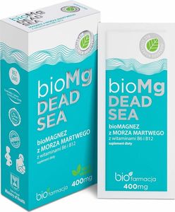 Biofarmacja Bio Magnez Z Morza Martwego Dead Sea 400Mg 7 Saszetek Witaminy B6 B12 Biofarmacja 1