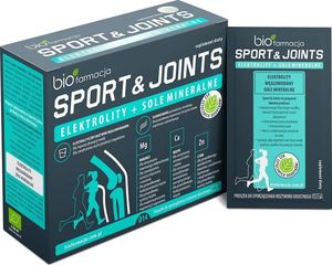 Biofarmacja Sport Joints Elektrolity Sole Mineralne 14 Saszetek Biofarmacja Magnez Wapń Cynk 1