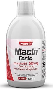 Pharmovit Niacin Forte 500 Ml Witamina B3 500 Mg Kwas Nikotynowy Amid Kwasu Nikotynowego 1