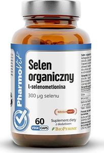 Pharmovit Selen Organiczny 300g 60 Kaps. Pharmovit Selenium Select Selen L-Selenometionina Witamina E Bio Perine 1