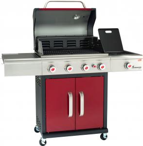 Landmann Triton 4.1 PTS czerwony (12961) Grill ogrodowy gazowy 15 kW 65 cm x 44 cm 2