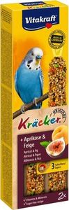 Vitakraft VITAKRAFT Kracker - kolba owocowa morela / figa dla papużki falistej 2 szt. 1