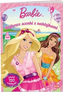 PROMO Książka Barbie I can be.. Bajkowe scenki z naklejkami. AMEET 1