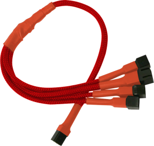 Nanoxia 3-pin - 3-pin x4, 0.3m, Czerwony (900300004) 1