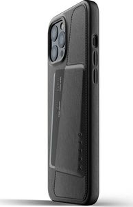 Mujjo Mujjo Full Leather Wallet Case - etui skórzane do iPhone 12 Pro Max (czarne) 2