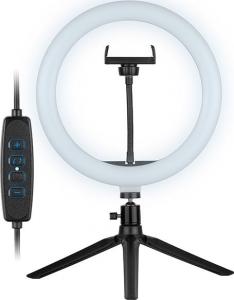 Lampa pierścieniowa Tracer Ring 26cm z mini statywem (TRAOSW46747) 3