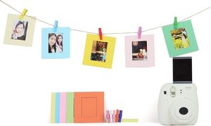 Pokrowiec LoveInstant Zestaw 8w1 Futerał Ramki Album Fuji Instax Mini 11 - Różowy 5