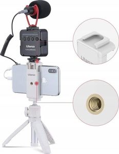 Ulanzi Uchwyt Statywowy Na Statyw 1/4 Na Telefon St-07 Biały 6