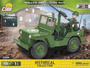 Cobi Historical Collection WWII Jeep Willys MB 1/4 Ton 4x4 91 klocków (2399) 1