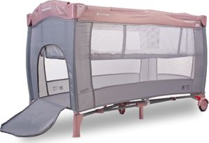 Sun Baby Łóżeczko turystyczne z pełnym wyposażeniem - różowe 2