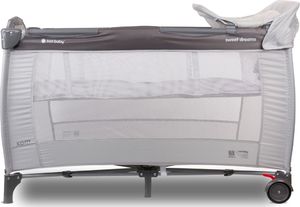 Sun Baby Łóżeczko turystyczne z pełnym wyposażeniem - szare 2