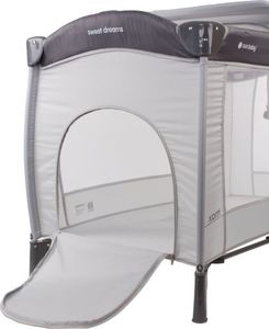 Sun Baby Łóżeczko turystyczne z pełnym wyposażeniem - szare 5