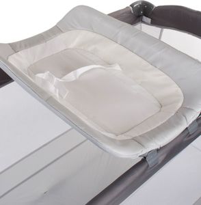 Sun Baby Łóżeczko turystyczne z pełnym wyposażeniem - szare 6